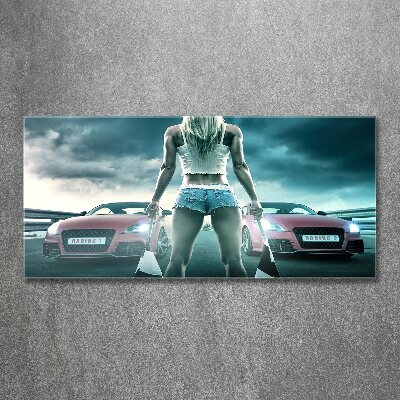 Acrylglas-Druck Der Start des Rennens