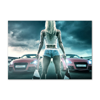 Acrylglas-Druck Der Start des Rennens