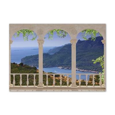 Acrylbild Fotodruck Blick auf die Bucht