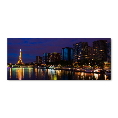 Acrylglas-Druck Paris bei Nacht