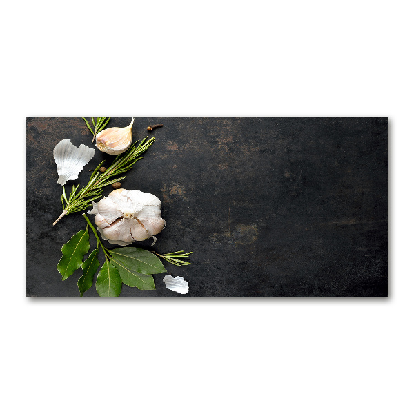 Acrylbild Fotodruck Knoblauch