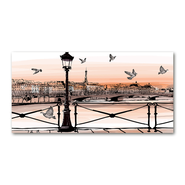 Bild auf Acrylglas Dämmerung in Paris