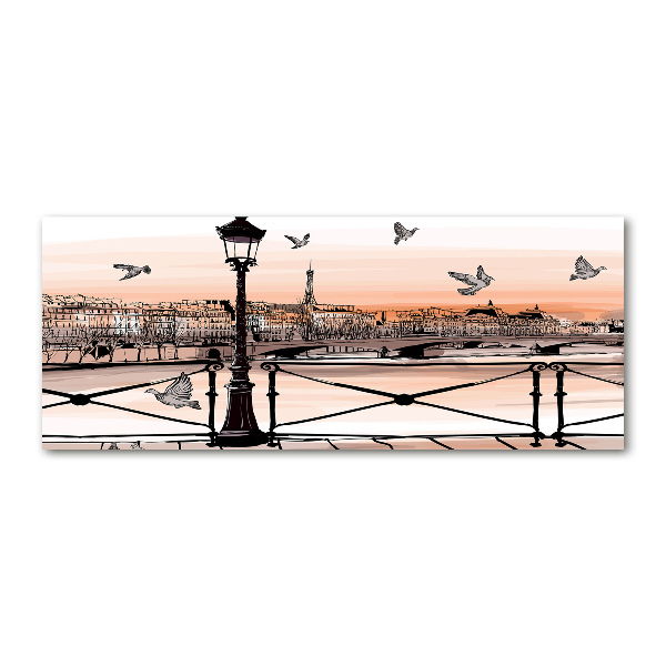 Bild auf Acrylglas Dämmerung in Paris