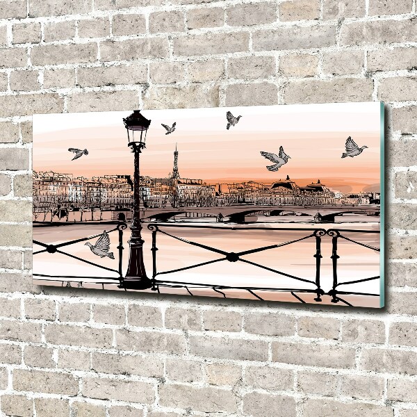 Bild auf Acrylglas Dämmerung in Paris