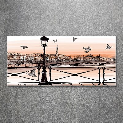 Bild auf Acrylglas Dämmerung in Paris