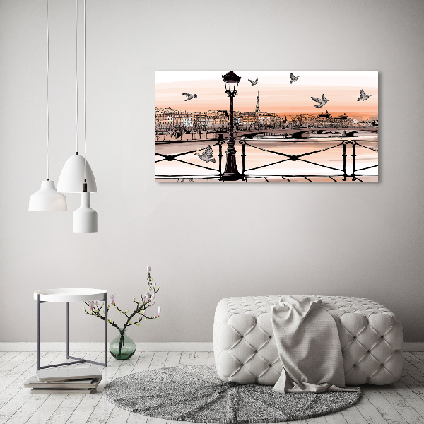 Bild auf Acrylglas Dämmerung in Paris