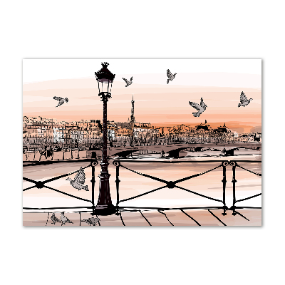 Bild auf Acrylglas Dämmerung in Paris