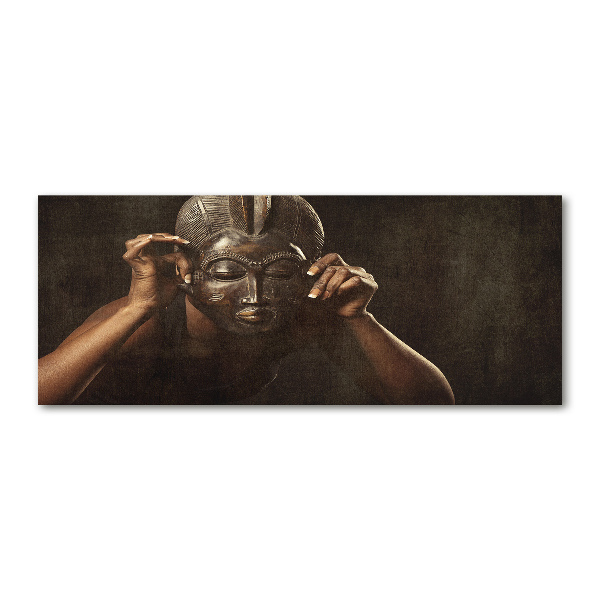 Acrylbild Fotodruck Afrikanische Maske