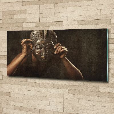 Acrylbild Fotodruck Afrikanische Maske