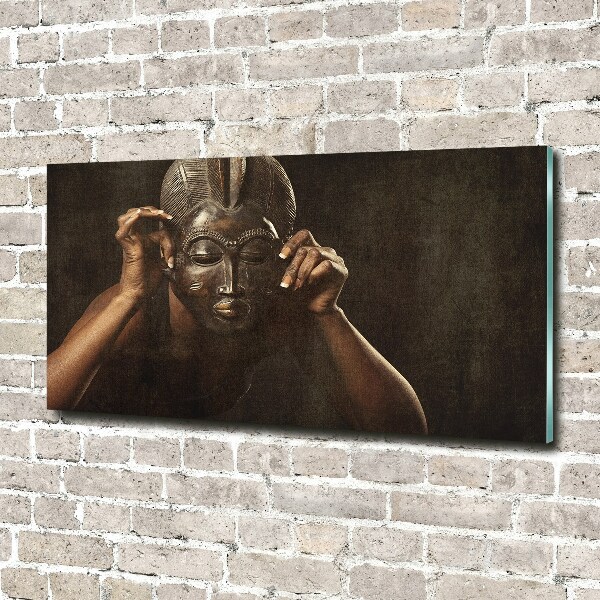 Acrylbild Fotodruck Afrikanische Maske