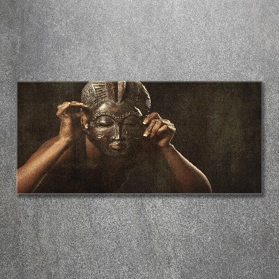 Acrylbild Fotodruck Afrikanische Maske