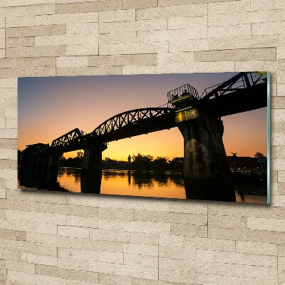 Foto auf Acryl Brücke in Thailand