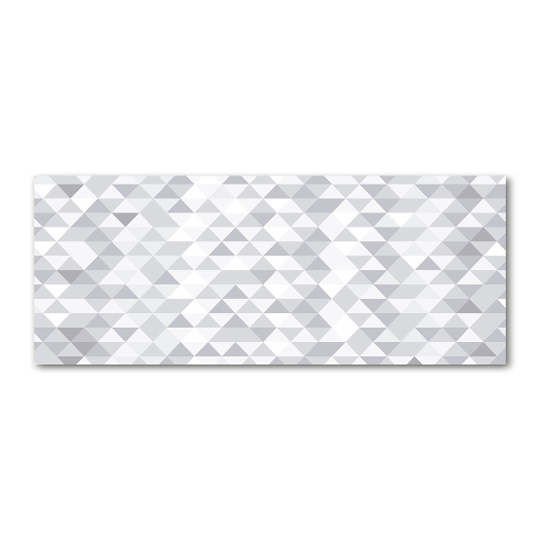 Foto auf Acryl Graue Dreiecke