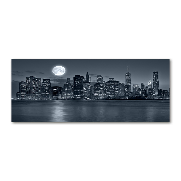 Acrylbild Fotodruck New York bei Nacht