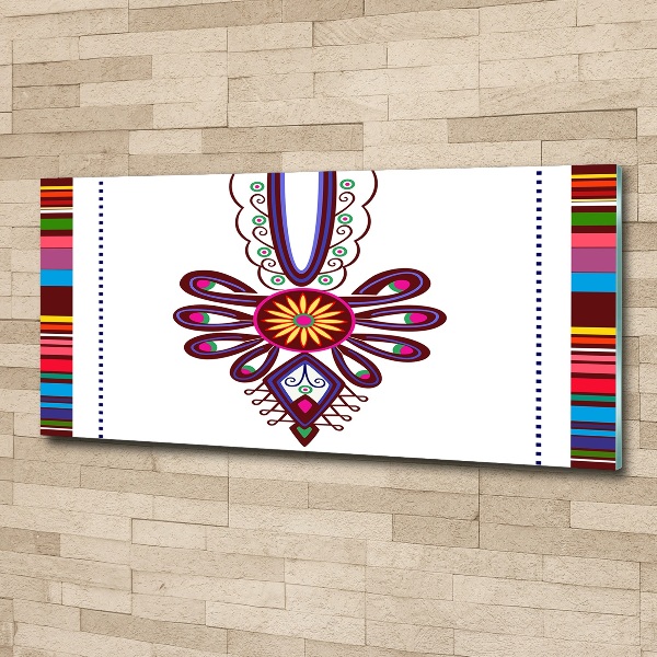 Acrylbild Fotodruck Polnisches Volksmuster