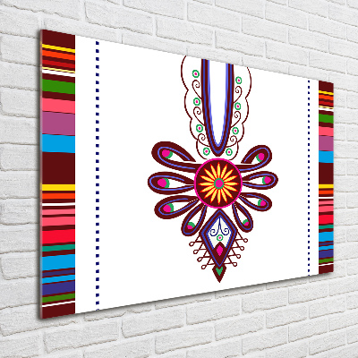 Acrylbild Fotodruck Polnisches Volksmuster