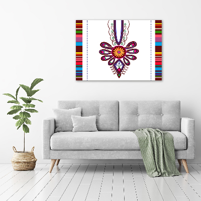 Acrylbild Fotodruck Polnisches Volksmuster