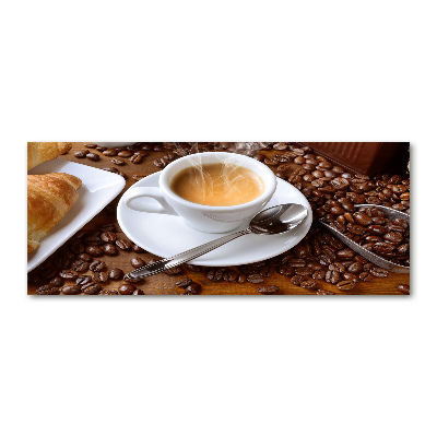 Acrylbild Fotodruck Aromatischer Kaffee