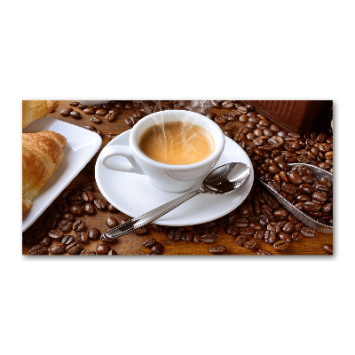 Acrylbild Fotodruck Aromatischer Kaffee