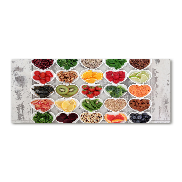 Acrylglas-Druck Gesunde Ernährung