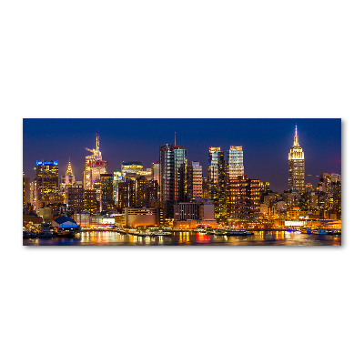 Foto auf Acryl Manhattan bei Nacht