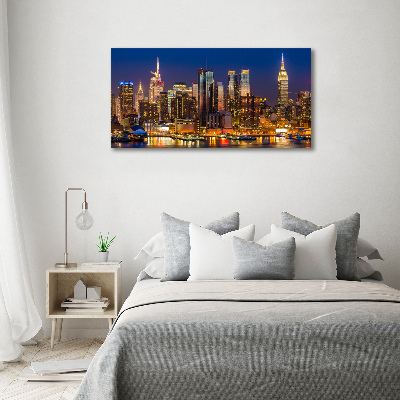 Foto auf Acryl Manhattan bei Nacht