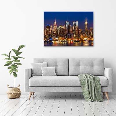 Foto auf Acryl Manhattan bei Nacht