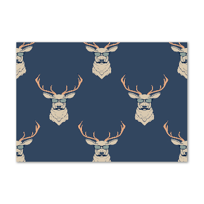 Bild auf Acrylglas Hipster-Hirsche