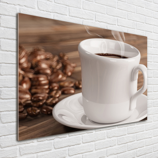 Foto auf Acryl Eine Tasse Kaffee