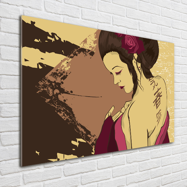 Foto auf Acryl Geisha