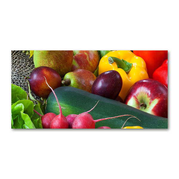 Acrylbild Fotodruck Obst und Gemüse