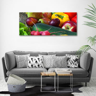 Acrylbild Fotodruck Obst und Gemüse