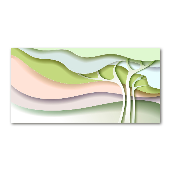 Acrylbild Fotodruck Abstrakter Baum