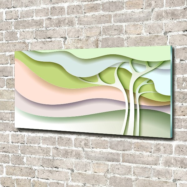 Acrylbild Fotodruck Abstrakter Baum