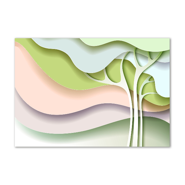 Acrylbild Fotodruck Abstrakter Baum