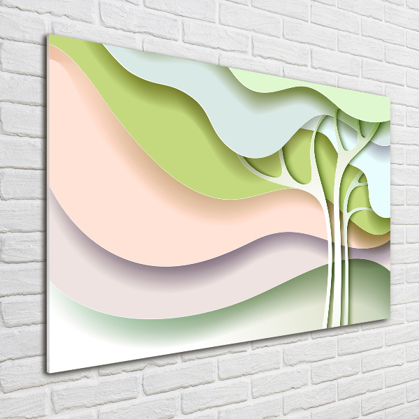 Acrylbild Fotodruck Abstrakter Baum