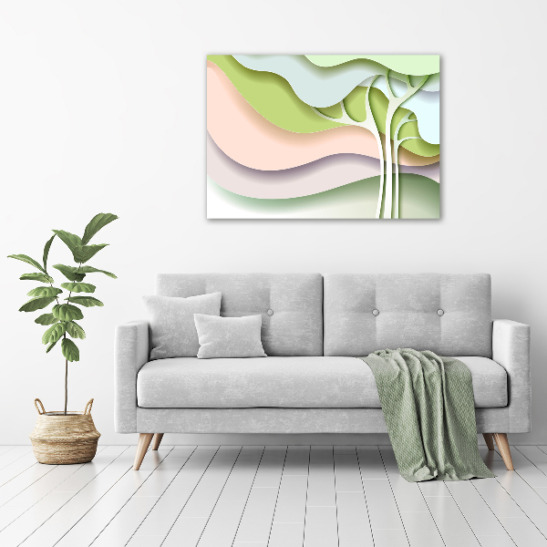 Acrylbild Fotodruck Abstrakter Baum