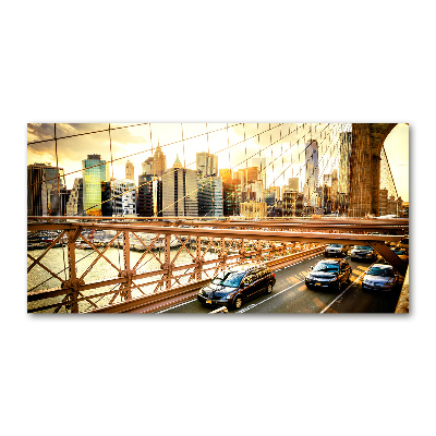 Acrylbild Fotodruck Brooklyn Bridge