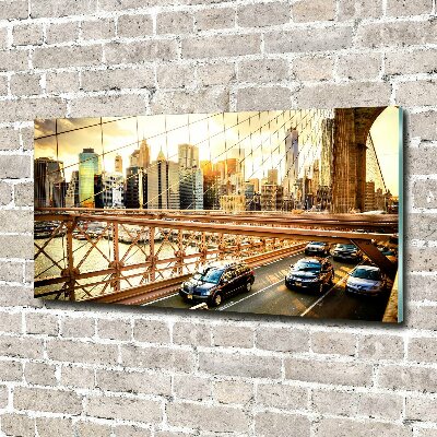 Acrylbild Fotodruck Brooklyn Bridge