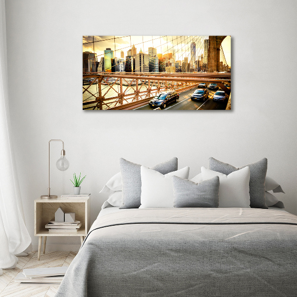 Acrylbild Fotodruck Brooklyn Bridge