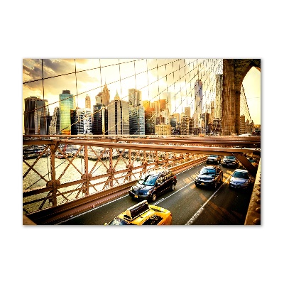 Acrylbild Fotodruck Brooklyn Bridge