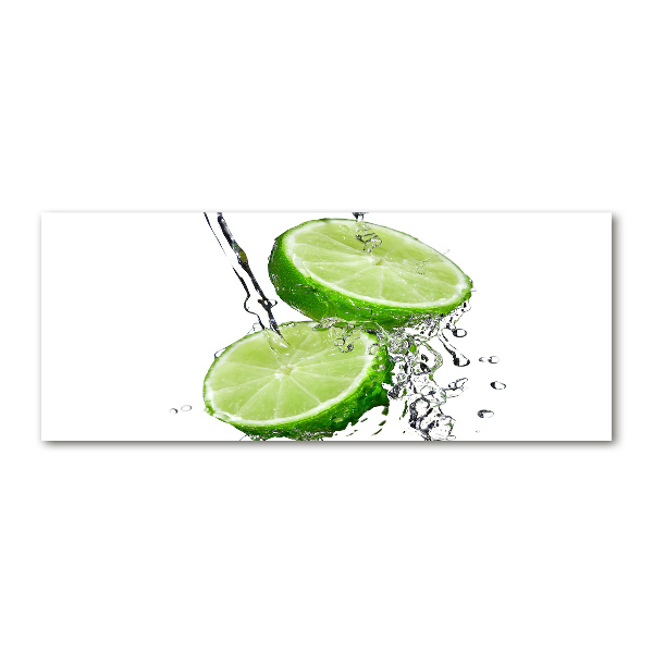 Acrylglas-Druck Limetten und Wasser