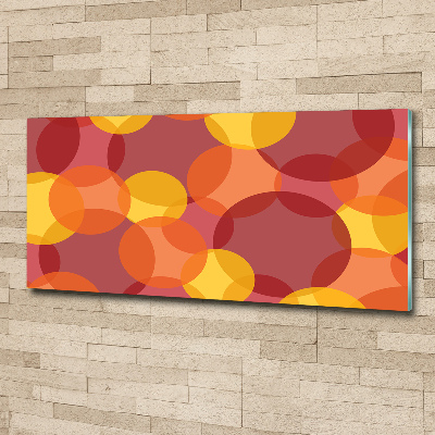 Acrylbild Fotodruck Bunte Kreise