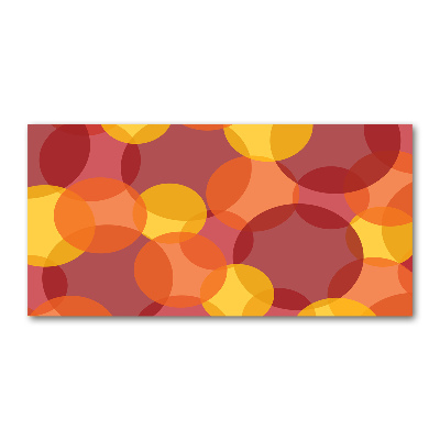 Acrylbild Fotodruck Bunte Kreise