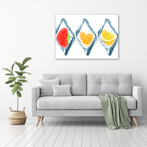 Acrylbild Fotodruck Fruchtwürfel