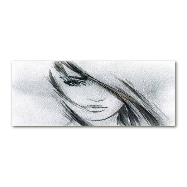 Acrylbild Fotodruck Porträt einer Frau