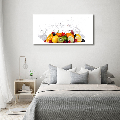 Foto auf Acryl Obst und Wasser
