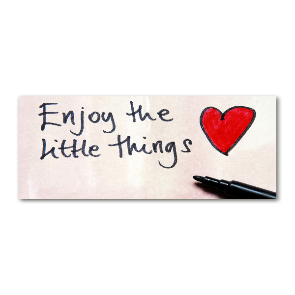 Acrylbild Fotodruck Kleine Dinge