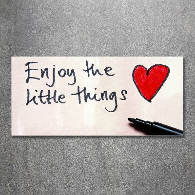 Acrylbild Fotodruck Kleine Dinge