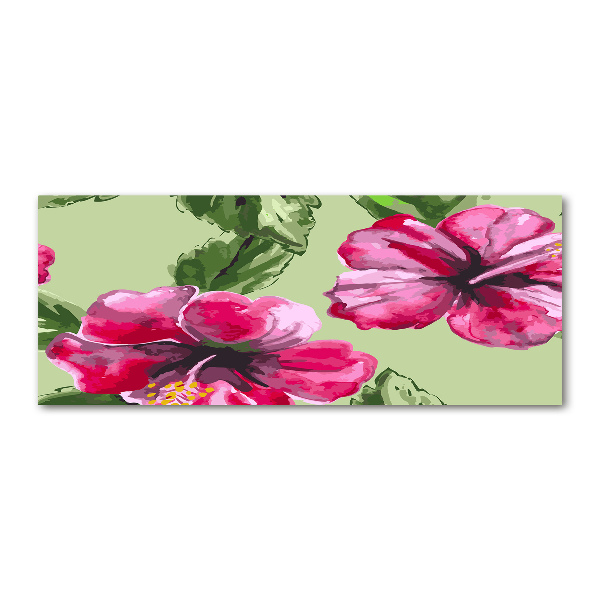 Acrylglas-Druck Hawaiianische Blumen